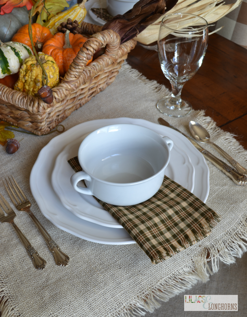 Thanksgiving place setting