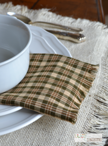 fall no sew napkin