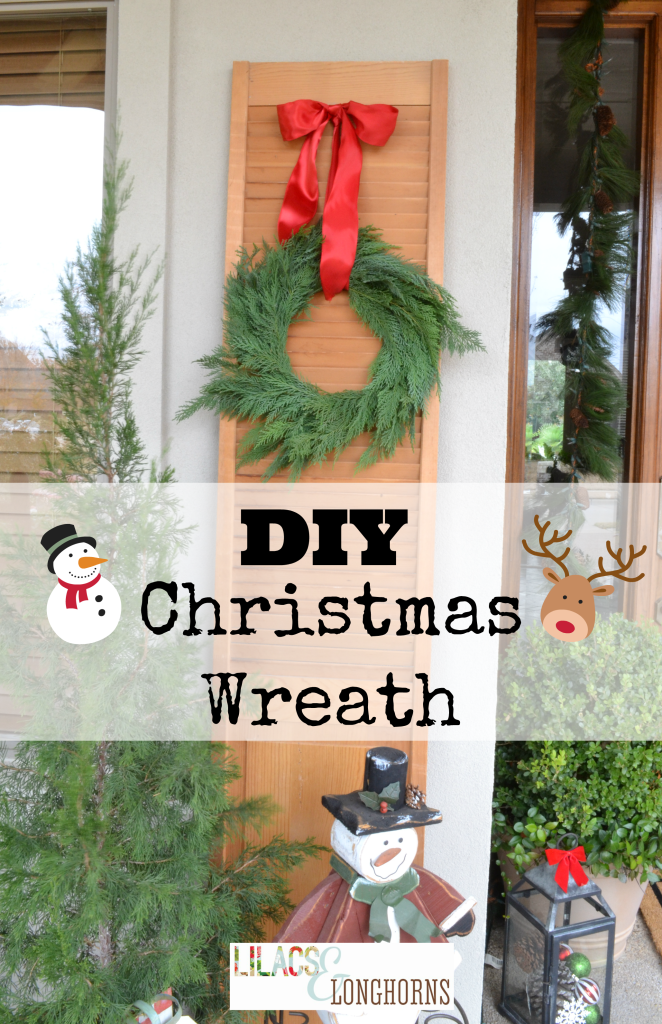 easy DIY Christmas wreath