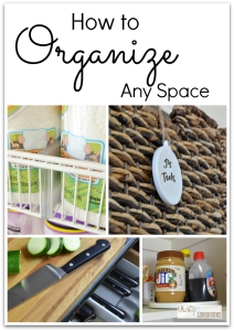 how to organize any space