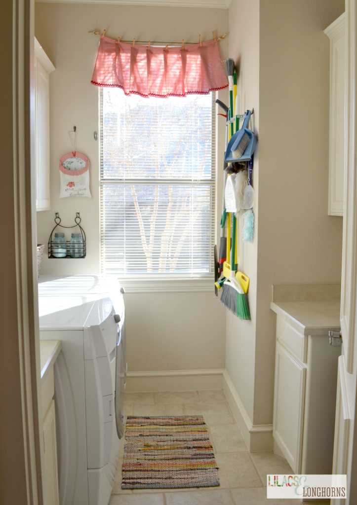 organized laundry room