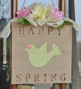 burlap canvas