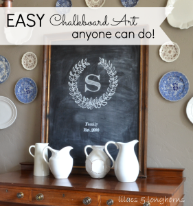 easy chalkboard art