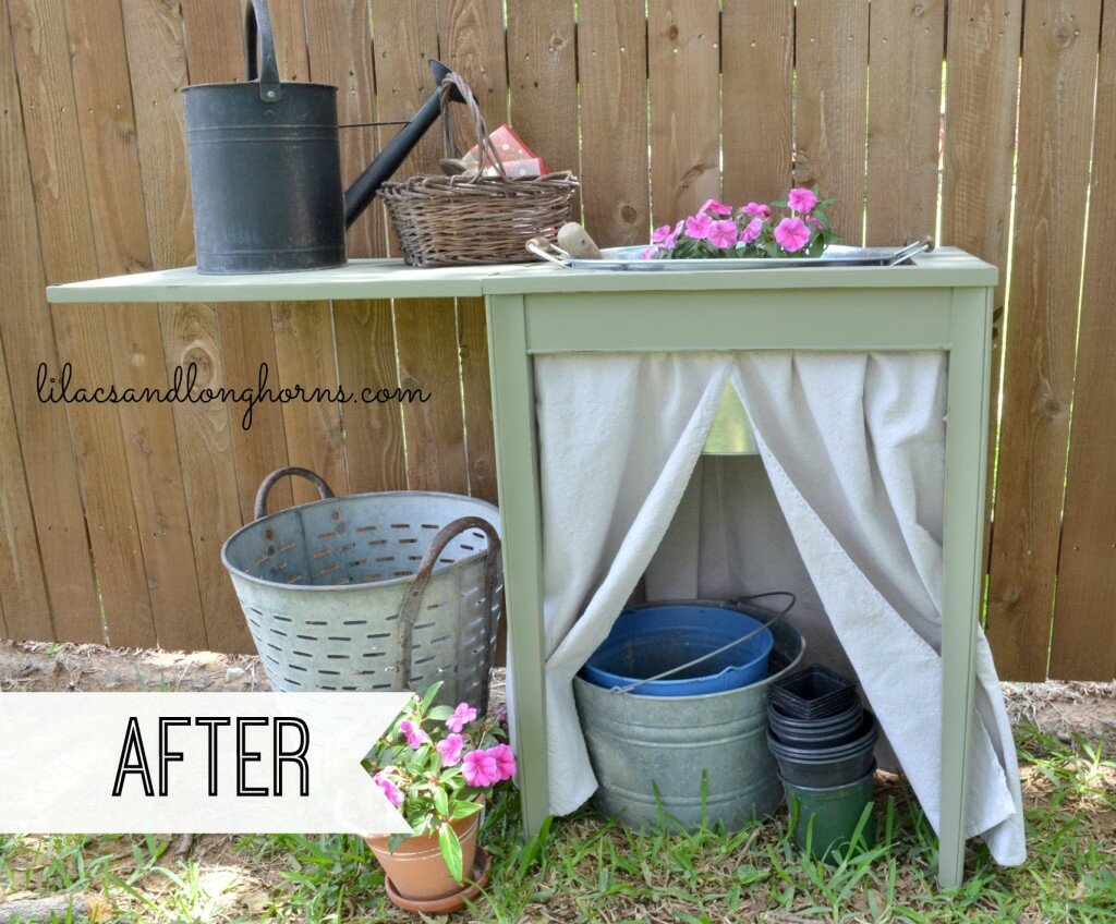 potting table makeover