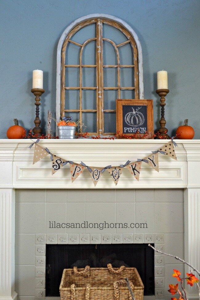 halloween mantle