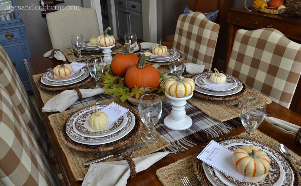 Thanksgiving tablescape