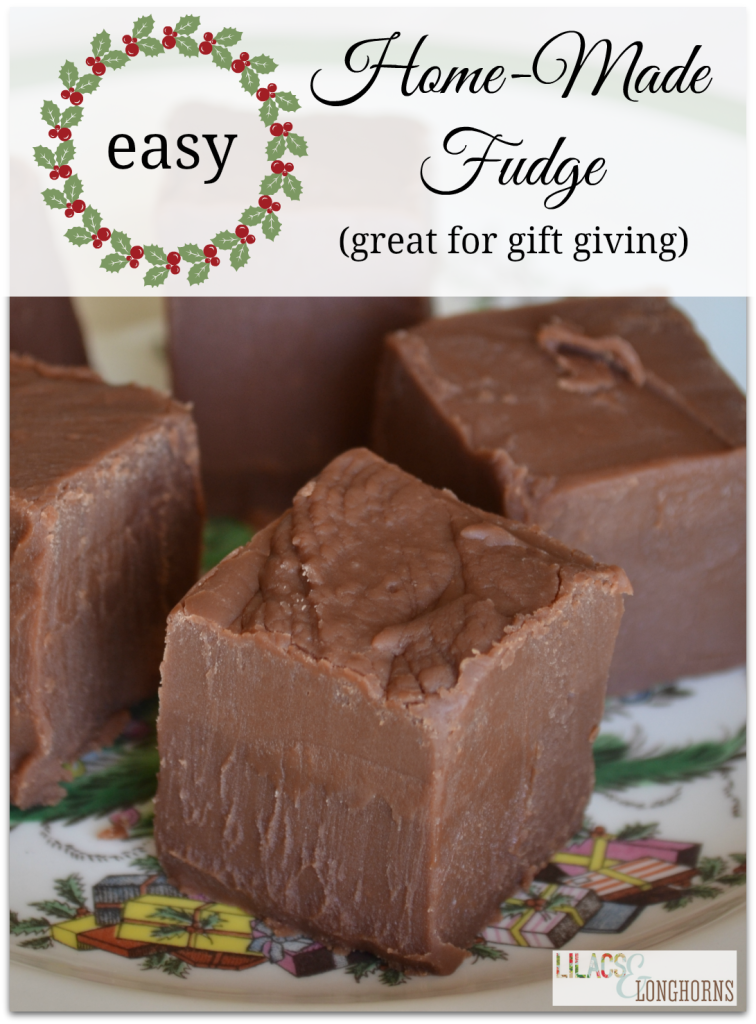 home made fudge