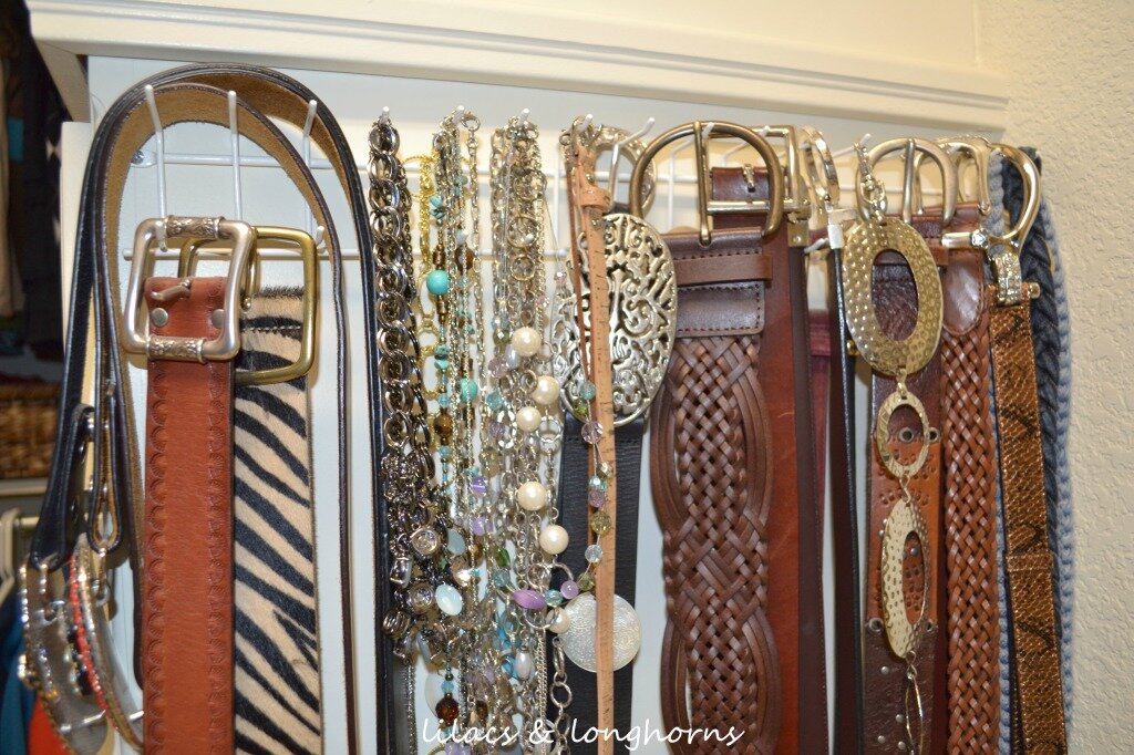 belts and necklaces