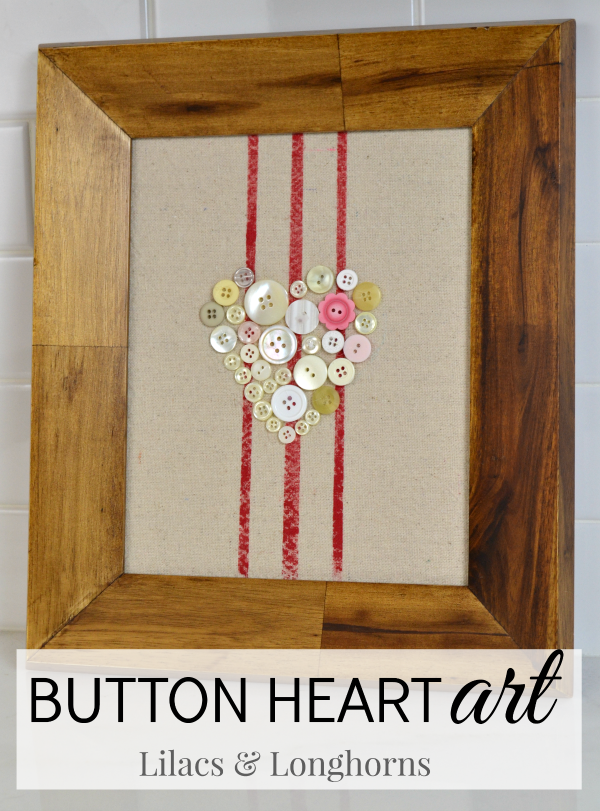 easy button heart art anyone can do!