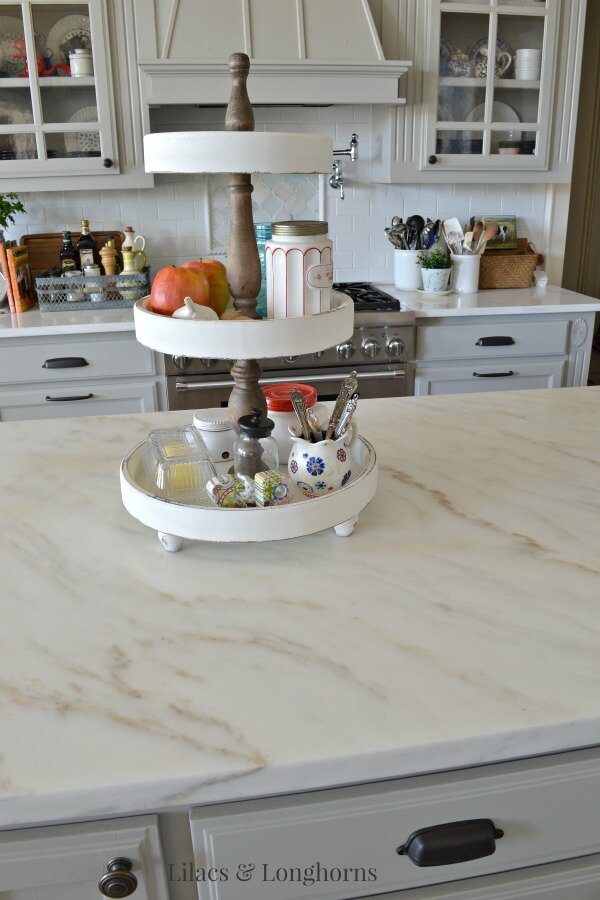 marble counters in the kitchen