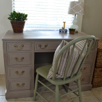 desk makeover with Annie Sloan chalk paint