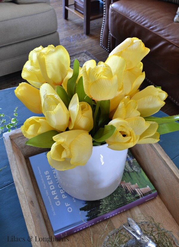 faux tulips 