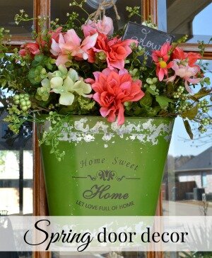 Easy Spring Door Decor