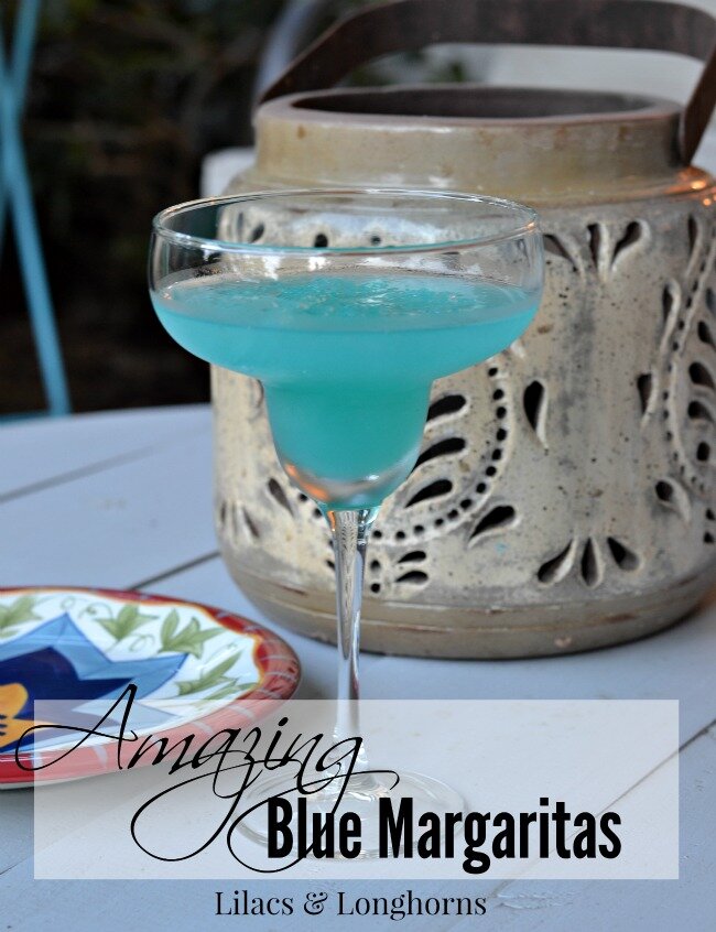 amazing blue margaritas