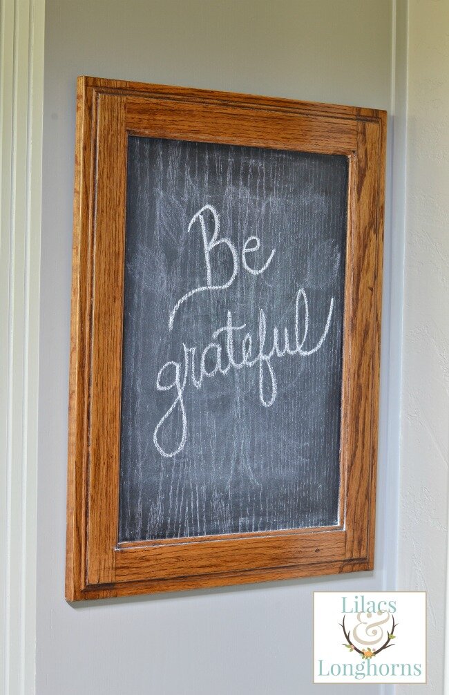 be grateful chalkboard art