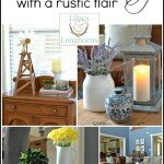 summer decorating with a rustic flair