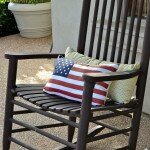 diy American flag pillow